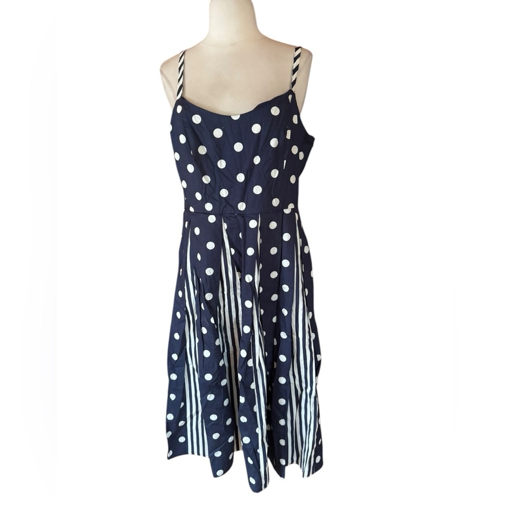 Anthropologie MODCLOTH Fit‎ & Flare Cotton Blend Dress